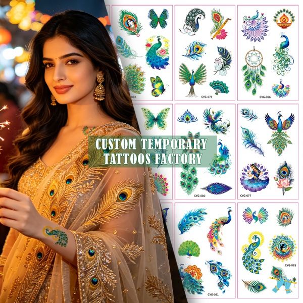 Matte Temporary Tattoo Stickers