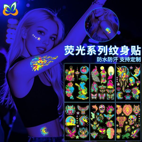 Fluorescent Body Art Sticker